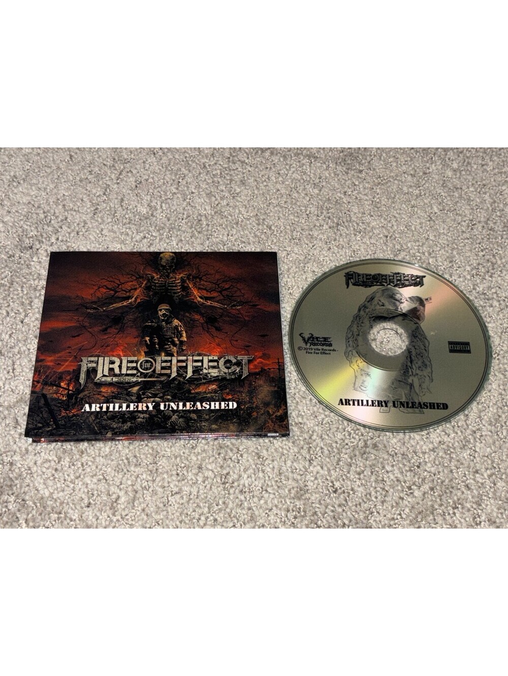 FIRE FOR EFFECT Artillery Unleashed - 2019 CD - INDIE U.S. DEATH METAL